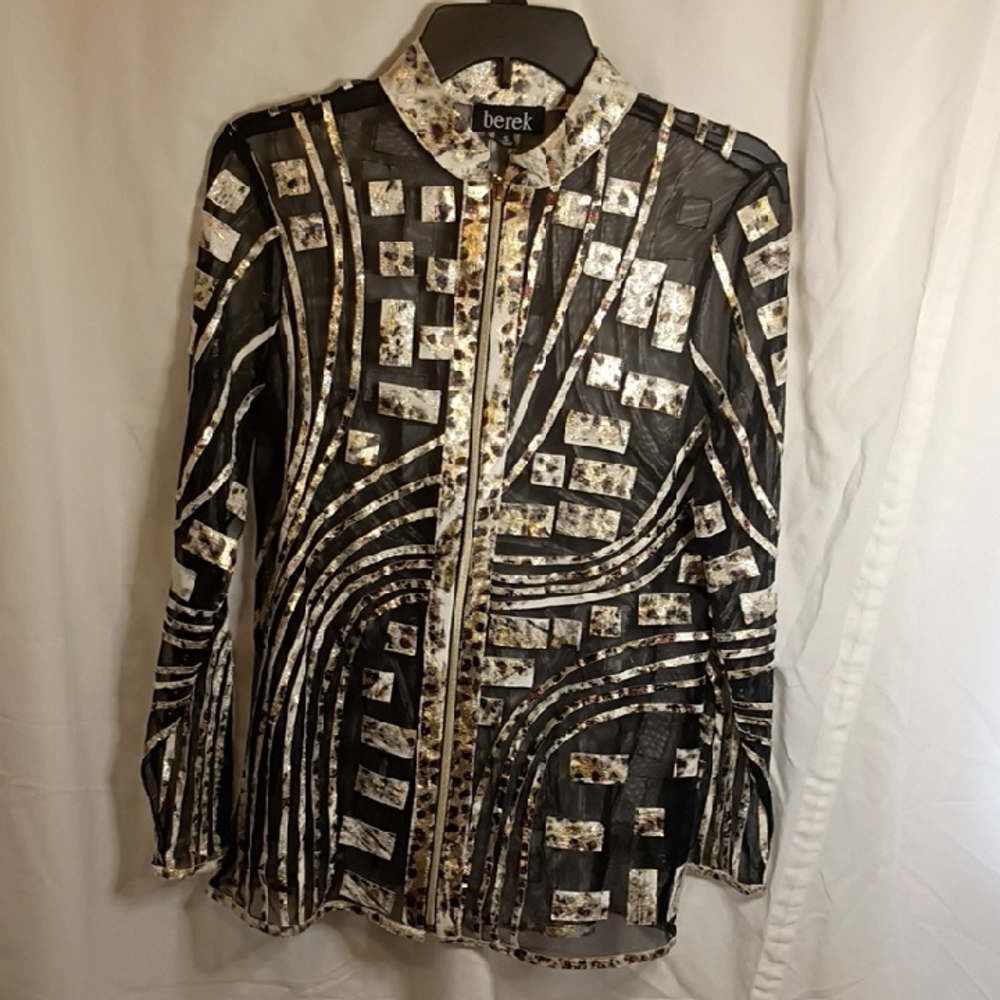 Berek Artistic Black and White Blazer